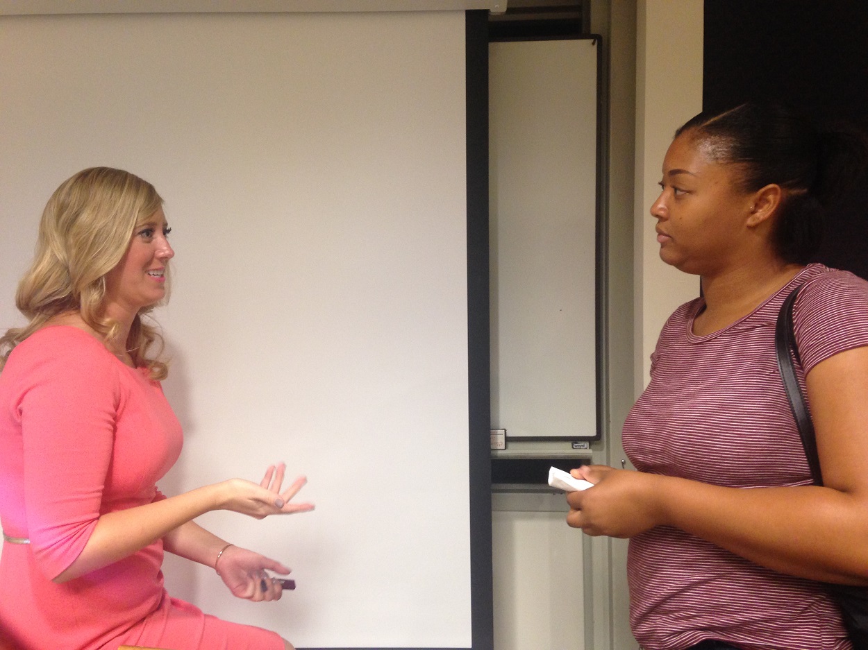 Alumna and Family Law Attorney Colleen Hurley speaks with 2L Candace Watkins about her interest in family law. 