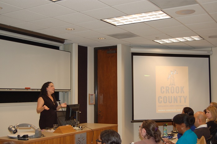 Author Nicole Gonzales Van Cleve discussed her book Crook County at DePaul Law