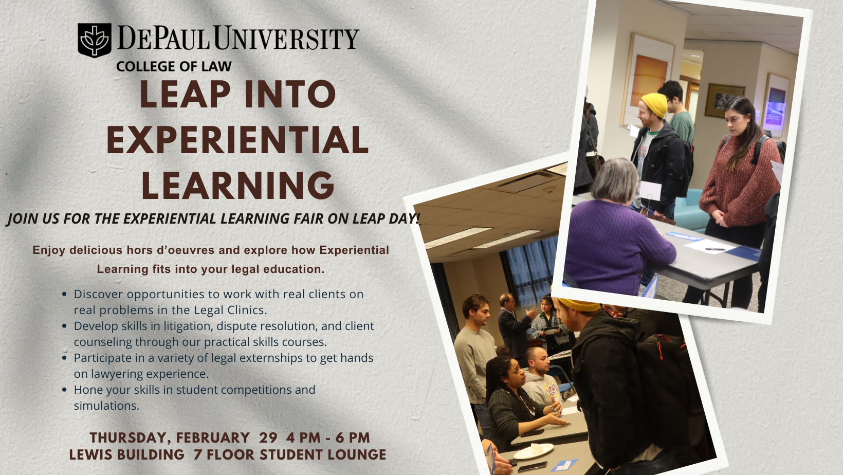 Experiential Learning Fair Coming Soon!