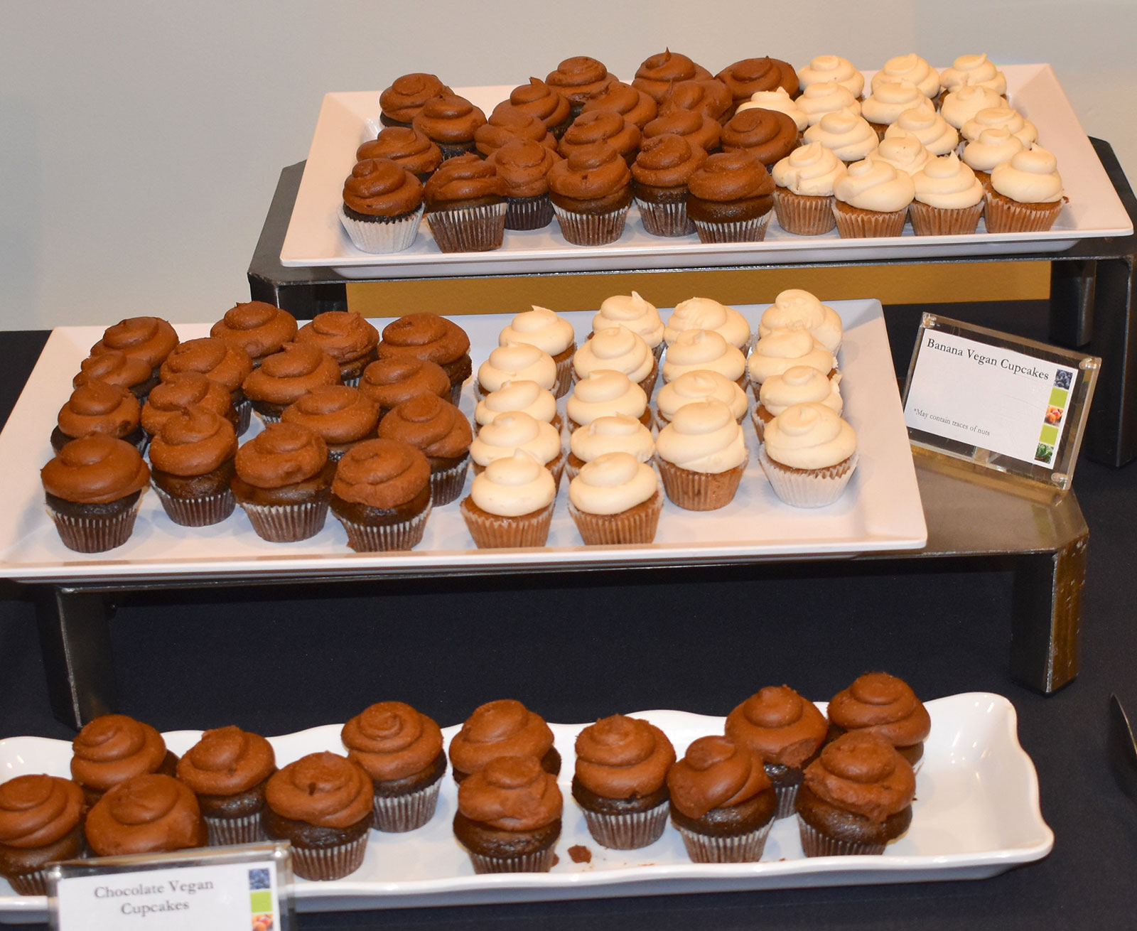 "The Game Changers" reception - vegan cupcakes